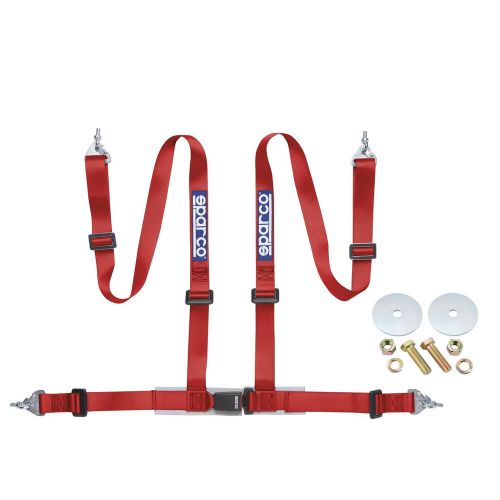 Sparco 4 Point Street Harness with Install Kit, Red, US $152.99, image 6