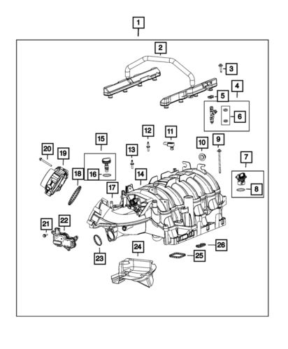 Genuine Mopar Egr Tube Seal 4627638AA, US $33.95, image 2