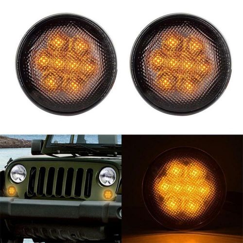 Left Right Side Fender Lamp Light Signal Marker For Jeep Wrangler JK 2/4 07-17 T, US $23.68, image 6
