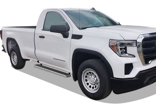 Aps stainless steel 5in running boards fit 19-24 silverado sierra regular cab