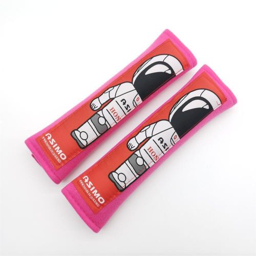 2PCS Pink Car Seat Belt Cover Shoulder Pads Auto Accessories for Honda ASIMO, US $12.34, image 2