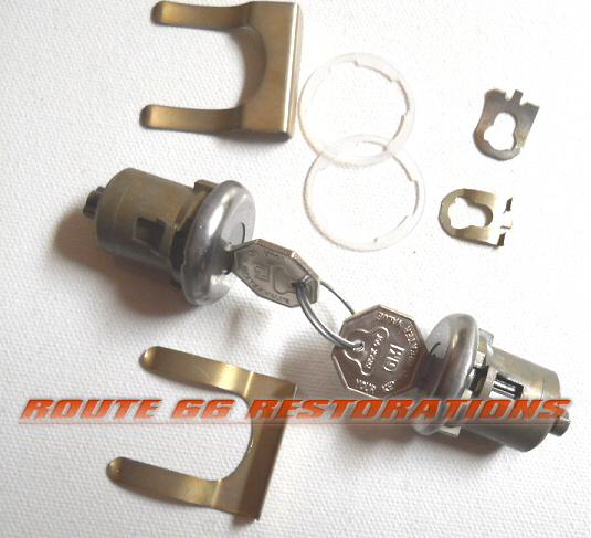 1966 1967 chevy chevelle el camino nova door locks with keys 66 67