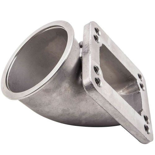 3" Vband 90 Degree Elbow Adapter Flange Cast Stainless Steel For T3 T4 Turbo New, US $59.99, image 2