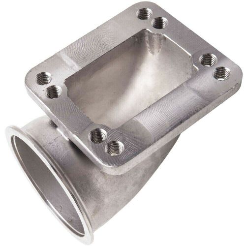 3" Vband 90 Degree Elbow Adapter Flange Cast Stainless Steel For T3 T4 Turbo New, US $59.99, image 3