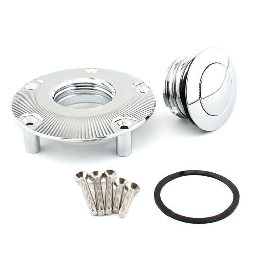 Fuel Gas Tank Cap Cover Aluminum Alloy Fit For Harley X350 Chrome Motorcycle, US $43.95, image 5
