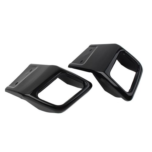 2x Black Rear Bumper Exhaust Tube Trim For Land Rover Range Rover Evoque 2010-18, US $135.27, image 2