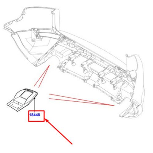 2x Black Rear Bumper Exhaust Tube Trim For Land Rover Range Rover Evoque 2010-18, US $135.27, image 3