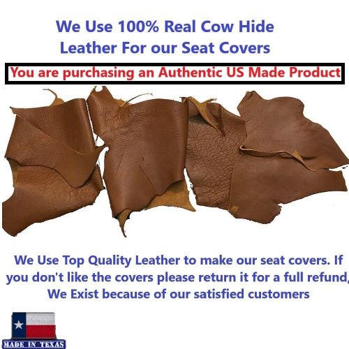 2015 - 2019 GMC Yukon Denali Driver Passenger LEATHER Seat Covers In Shale Tan, US $619.76, image 16