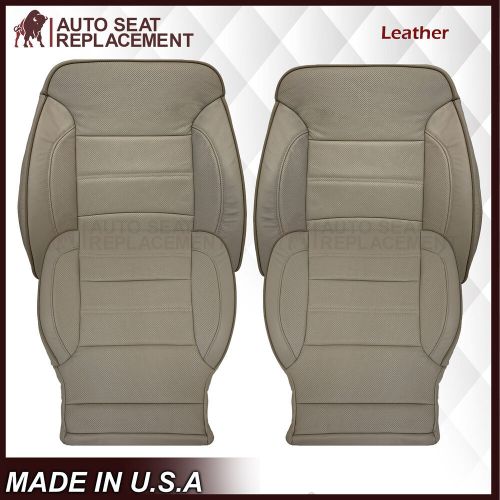 2015 - 2019 GMC Yukon Denali Driver Passenger LEATHER Seat Covers In Shale Tan, US $619.76, image 18