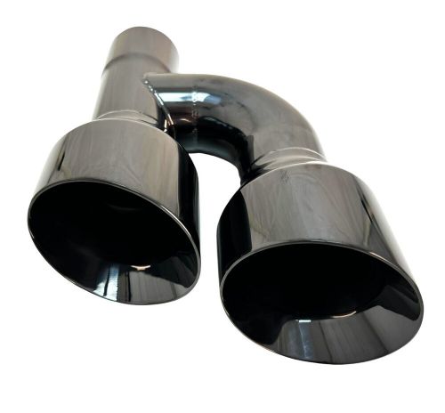 Exhaust Tip 2.25" Inlet 4.00 Outlet 12.00 WD-SE40012-225-BC-SS Dual Double Wall, US $89.99, image 7