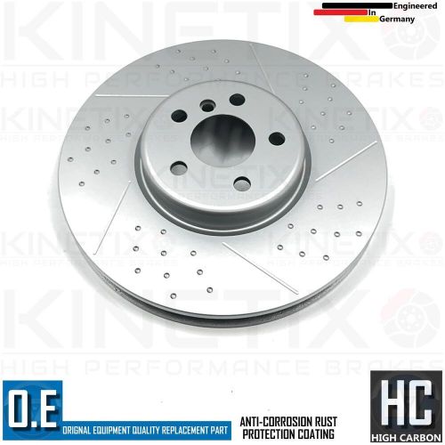 FOR BMW 316d G20 G21 M SPORT DIMPLED GROOVED FRONT BRAKE DISCS PAIR 348mm, US $, image 8