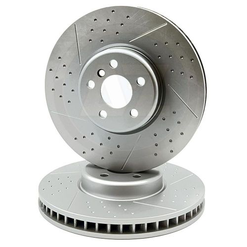 FOR BMW 316d G20 G21 M SPORT DIMPLED GROOVED FRONT BRAKE DISCS PAIR 348mm, US $, image 9