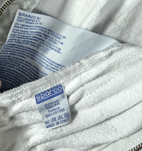 Sparco Racing suit Youth Size 150 karting Cart Driving Gray Silver Made Italy, US $100.00, image 28