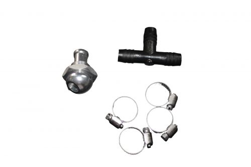 OEM RIVA Water Bypass Fitting, 45-degree x 1/2″ barb Silver, US $37.73, image 2