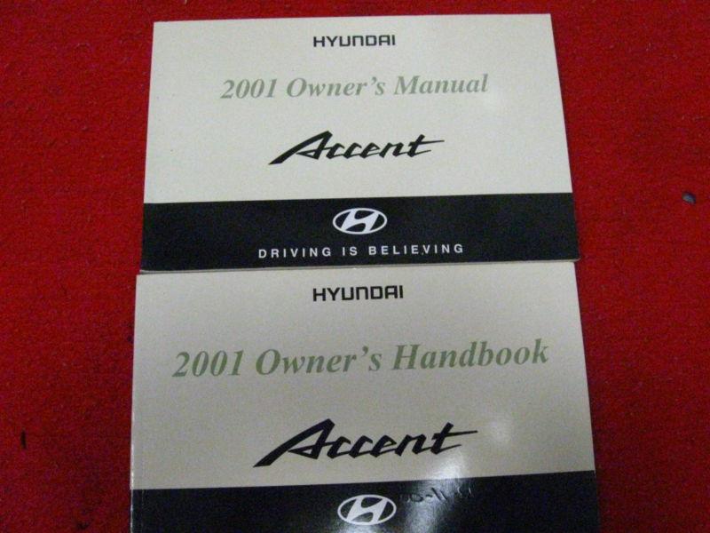 2001 Hyundai Accent owners manual, US $10.00, image 3