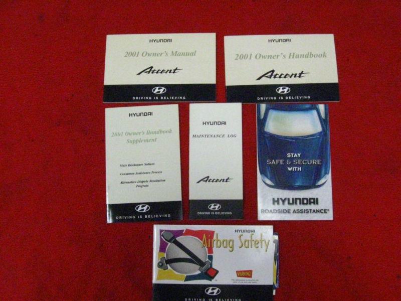 2001 Hyundai Accent owners manual, US $10.00, image 4