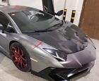 Dry carbon fiber front hood vented bonnet for lamborghini aventador 2011-2020