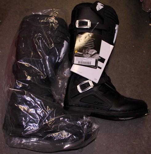 Thor ratchet boots motorcross # 3410-0741 black s12 size 11 - new !