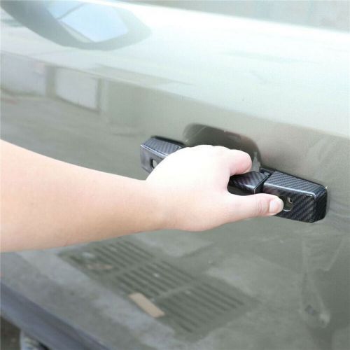 20-2023 outside door handle cover for land rover defender 90 real carbon fiber