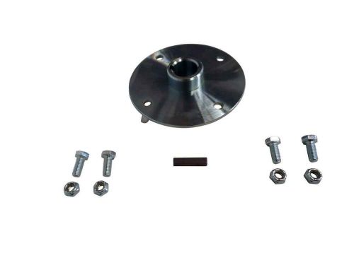 Sprocket hub for 1" live axles, heavy duty steel, with hardware, 4" bolt circle