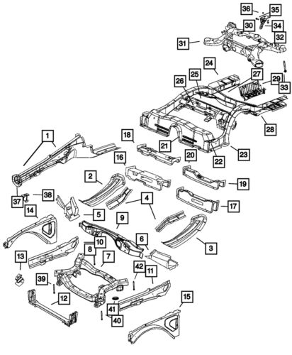 Genuine Mopar Hex Flange Head Bolt 6508092AA, US $10.60, image 4