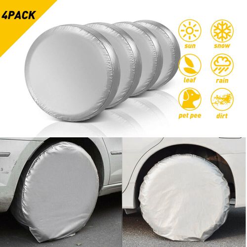 4PCS Waterproof Tire Covers Wheel & Tyre RV Trailer Camper Sun Protector 27"-29", US $19.99, image 4