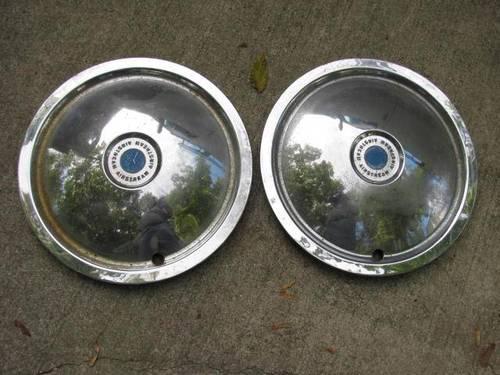 2 vintage airstream hub caps 1970's camper