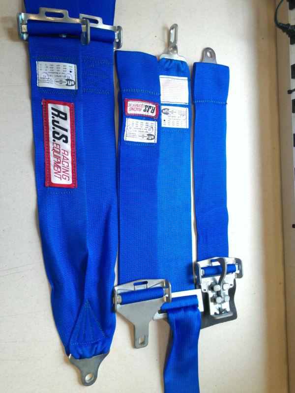 Purchase RJS Racing 5 Point Complete Harness Seat Belt Blue (Expired
