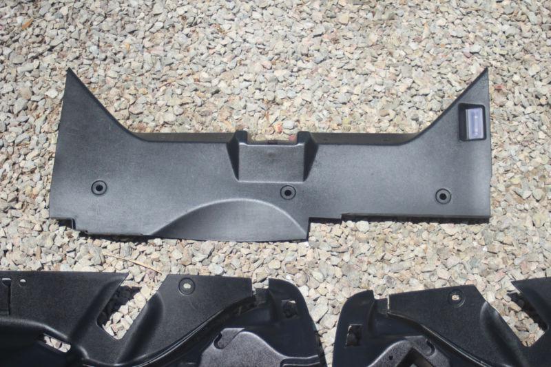 MERCEDES SLK TRUNK INTERIOR PANEL SET - black panels left right rear front back, US $169.00, image 2