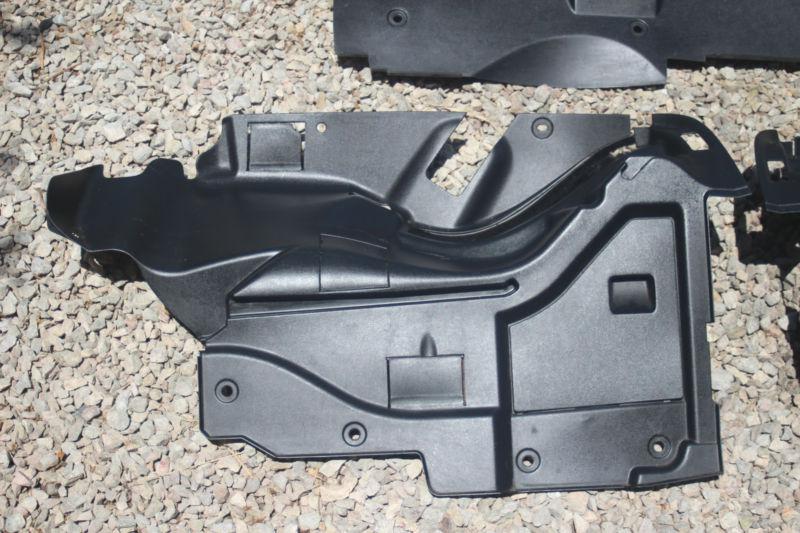 MERCEDES SLK TRUNK INTERIOR PANEL SET - black panels left right rear front back, US $169.00, image 3