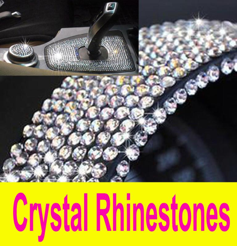 Crystal rhinestone diamond bling license frame dashboard diy 3034pcs mitsubishi