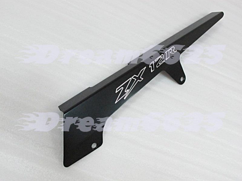 Aluminum chain guard for kawasaki zx12r zx-12r zx12 00 01 02 03 04 05 bk 7days