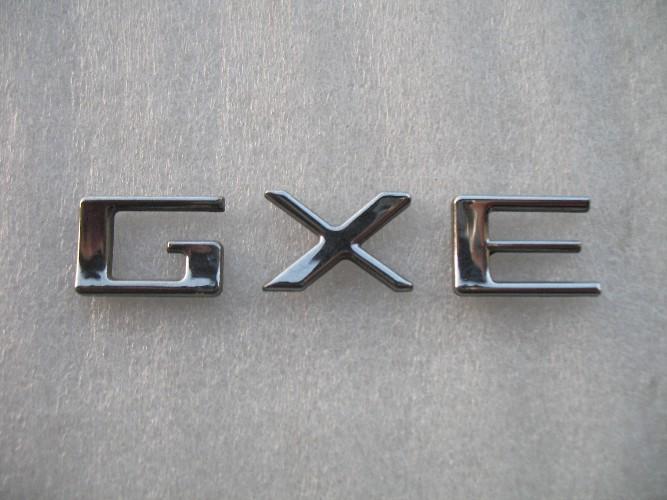 1997 nissan altima gxe rear trunk chrome silver emblem logo decal oem 95 96 97