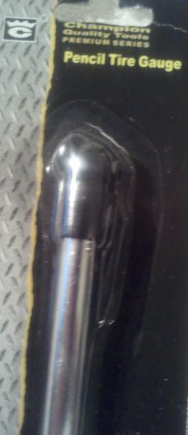 Champion quality tools pencil tire gauge brand new nip auto bike premium series 