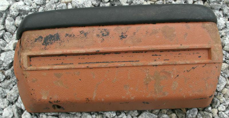 1968 68 69 chevy camaro firebird armrest rh passenger side base & black pad oem 