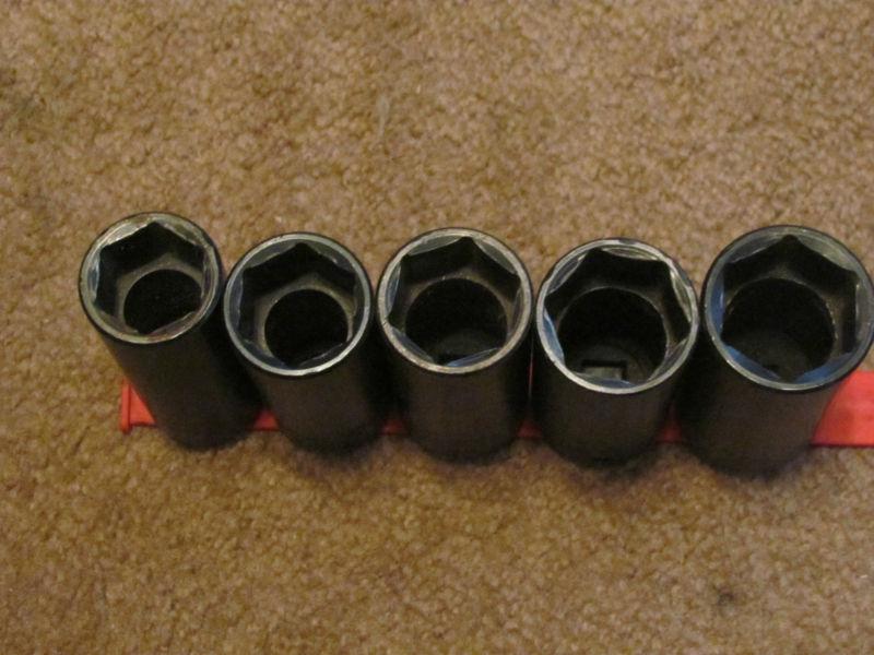 Purchase MATCO 5 PIECE DEEP IMPACT SOCKET SET SCDP56TA 1/2" DR 1" TO 1
