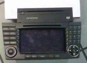 Mercedes oem navigation system dvd player & monitor 