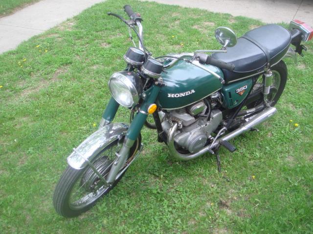 1972 Honda CB350 Vintage Motorcycle Nice Parts Bike Project Will Ship CB, US $500.00, image 3