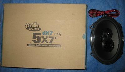 Polk dx series dx7 3 way 5x7 premium performance loudspeaker brand new in box!!