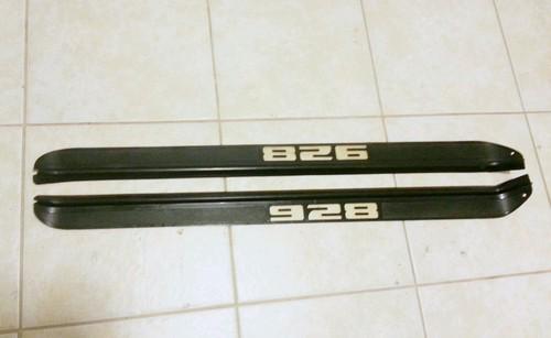 Rare porsche 928 oem door sill plate set driver and passenger side original