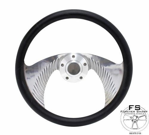 MARINE / BOAT STEERING WHEEL (Angel / HALF WRAP) w/ 3/4
