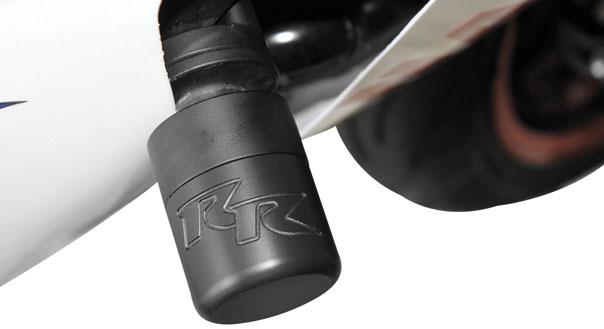 Street bikes unlimited frame sliders black for kawasaki zx-10r zx10r 2008-2010