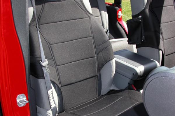 Rugged ridge 13235.30 - 07-13 jeep wrangler black neoprene seat protector vests