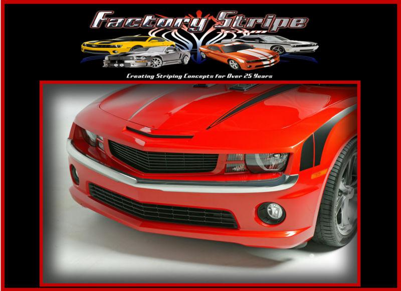 2010 2013 front chome bumper factory stripe