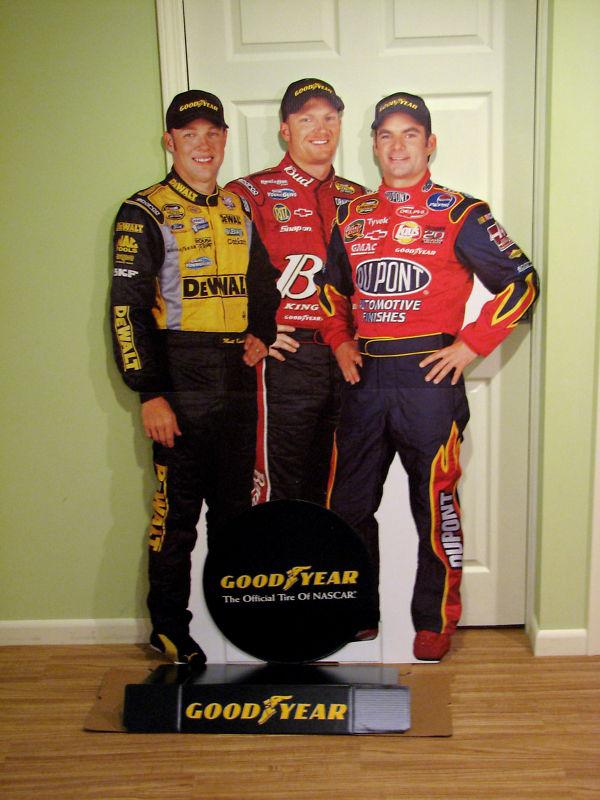 2004 nascar lifesize cardboard standee, 
