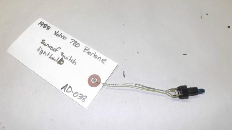 1987 1988 1989 1990 volvo 780 bertone sunroof switch lightbulb oem