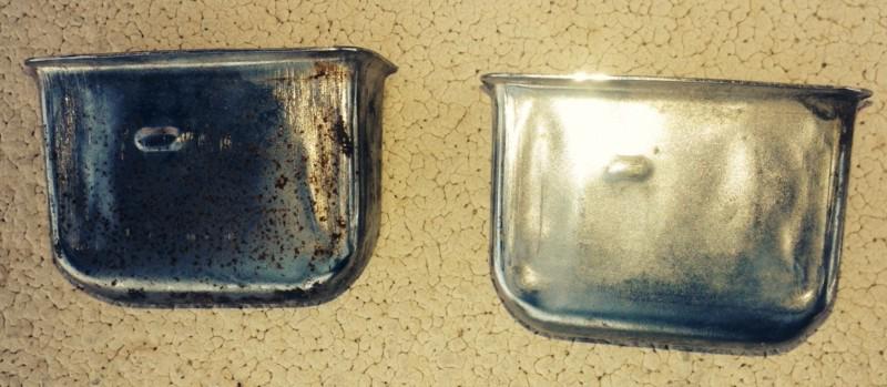 1970-81 firebird trans am rear armrest ash tray, pair used