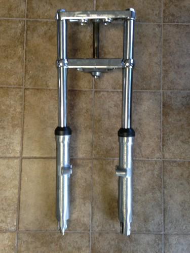 Stock oem harley davidson front end forks triple tree 99 softail fxst fxdwg fxd