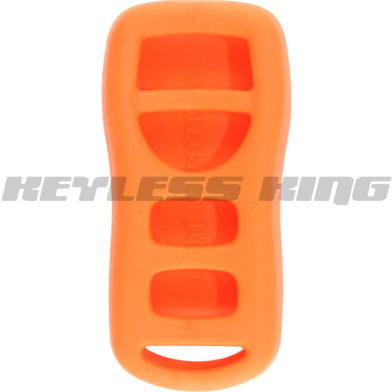 New orange keyless remote smart key fob clicker case skin jacket cover protector