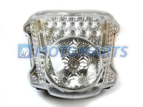 Clear led tail light for suzuki hayabusa gsxr1300 08 09 10 with turn signal